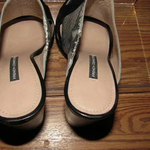 FRENCH CONNECTION Ursie Peep Toe Heels Sandals 8.5 - Picture 4 of 5